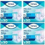 Tena Proskin Slip Plus 6 Damla Ekstra Büyük Boy Xlarge 30'lu 4 Paket 120 Adet Belbantlı Hasta Bezi