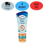 Tena ProSkin Zinc Cream 4x100 ml Çinko Krem