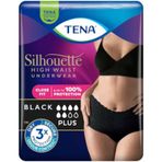 Tena Silhouette Plus Kadınlara Özel Yüksek Bel Emici Külot Siyah Large 8 li