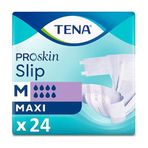 Tena Slip Maxi Orta Boy M 8 Damla 24'lü 4 Paket 96 Adet Bel Bantlı Hasta Bezi