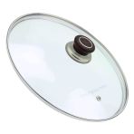Tencere İle Uyumlu Sahan Tava Cam Kapağı Kapak 18 Cm Vişne Çürüğü Tutma Tepesi