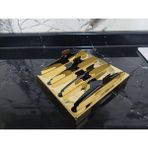 Tencere Kapağı Organizeri Gold Rengi Krom - 1 Adet