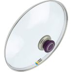 Tencere Sahan Tava Cam Kapağı Kapak 16 cm Mor Tutma Tepesi - Adet-Set