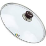 Tencere Sahan Tava Cam Kapağı Kapak 36 cm Vişne Çürüğü Tutma Tepesi - Adet-Set