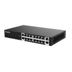 Tenda 16Port Poe 150W Gigabit Yönetilemez Switch S218gpc-Bh