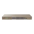 Tenda 24Port Poe 250W 1-Sfp 10/100/ 2-Gbe Yönetilemez Switch Tef1126p-24-250W