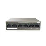 Tenda 5Port Poe 63W 10/100 Yönetilemez Switch Tef1106p-4-63W