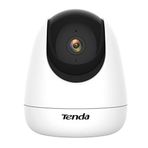 Tenda CP3 1080P Ev Güvenlik Kamerası, Bebek Monitörü/Evcil Hayvan/Yaşlılar için 360 derece WiFi Kamera, Gece Görüşlü İç Mekan Kamerası, Hareket Algılama, 3 Ay Ücretsiz Bulut Depolama