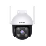 Tenda Güvenlik kamerası, dış mekan WLAN 2K+, araç/kişi/hareket algılama, WLAN kamera, dış mekan 4 MP, renkli gece görüşlü, 2 yönlü ses, ses ve ışık alarmı, APP/Web kontrolü, CH7