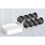 Tenda K8W-3TC 8 Kanal Nvr Kayıt Cihazı + 8 Adet Outdor Ip Wifi Bullet Kamera Set - Beyaz