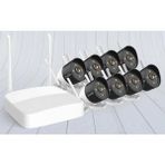 tenda k8w-3tc 8 kanal nvr kayıt cihazı + 8 adet outdor ıp wifi bullet kamera set - Yok