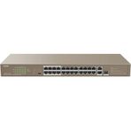 Tenda TEF1126P-24-250W 24-Port Tak Çalıştır Switch