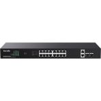 Tenda Teg1120p-16-250W 16 Port Poe 10/100/1000 2Xuplink 2Xsfp Switch Çelik Kasa