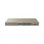 Tenda Teg1126p-24-410W 24Port 10/100- 2Ge- 2Sfp- 24-Port Poe Switch