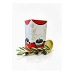 TENEKECİM 5 Kg Baskılı 6 Adet Boş Zeytin Tenekesi Kapaklı