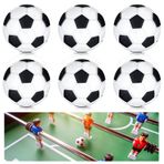 teng hong hui 6 adet küçük langırt topu, küçük futbol topu, mini langırt topu, mini langırt topu, masa futbolu, küçük, çocuklar ve yetişkinler için