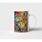 Tengen Uzui Demon Slayer Anime Yılbaşı Tasarım Kupa - Hediyelik Kupa - Baskılı Kupa - 001 - Beyaz - 300 ml