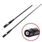 TengKo BNC Dual Band VHF UHF 144/430MHz Teleskopik Anten Yüksek Kazanç Kenwood uyumlu İki Yönlü Telsiz Anten ICOM uyumlu IC-V8 IC-V80 IC-V82 IC-V85 TK100 CB Radyo Baofeng uyumlu Ham Walkie Talkie