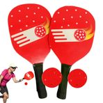 Tenis Raketleri, Turşu Top Kürekleri,Açık tenis raketleri setleri | 2 kürek ve 4 toplu yüksek performanslı kit, yeni başlayanlar için kompakt depolama çantası