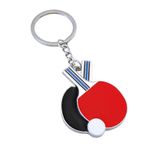 Tenisi Anahtarlık - Spor Anahtarlık Çanta Süsleme Kolye, Şık Ping Pong Anahtarlık Anahtarlık, Aşıklar ve Aileler için Ping Pong Raket Yarasa Anahtarlık, B, Refer to description