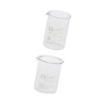 Tenlacum 10 ml 20 ml Cam Şeffaf Bardak Seti Kademeli Borosilikat Cam Bardak (2 parça)