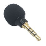 Tenlacum 3,5 mm Mini Stereo Mikrofon - Cep Telefonu Dizüstü Bilgisayar Kaydı Küçük