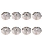 Tenlacum Hoparlör Çivileri Ayak Matları Ayak Pedleri 25 * 4 mm Metal Dayanıklı Hifi Oyuncuları için (8 Parça)