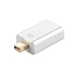 Tenlacum Mini DisplayPort - HDMI Adaptörü Thunderbolt - HDMI Adaptörü Dongle Süper İnce Apple MacBook Air Pro, iMac, Microsoft Surface Pro Dock TV/Monitör/Projektör için - Gümüş Alüminyum Kabuk