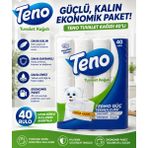 Teno 40 Rulo Tuvalet Kağıdı - Beyaz
