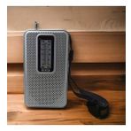 Tenor Cep Tipi Mini Analog Radyo Gri
