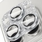 Tensea iPhone 15 Pro/iPhone 15 Pro Max Kamera Lens Koruyucu, Bling Temperli Cam Kapak Kamera Ekran Koruyucu Dahili Metal Halka Koruyucu, [Kılıf Dostu] iPhone 15Pro/15 ProMax 2023 için