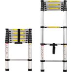 Tenttech Teleskopik Merdiven 3,2 M 11 Basamak - Alüminyum, Katlanır