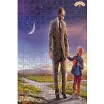 Teona Ahşap Atatürk Ve 23 Nisan Çocuklar Dekoratif Çift Katlı Çerçeveli Asılabilir Ahşap Puzzle 250 PARÇA 30X30