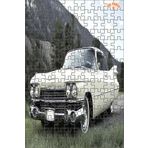 Teona Ahşap Retro Araba Garaj 3 Boyutlu Ofis Posteri Çerçeveli Asılabilir Ahşap Puzzle 150 PARÇA 20X30