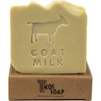 Teos Soap 100 Doğal El Yapımı Keçi Sütü Sabunu 180GR - Seferihisar Zeytinyağı