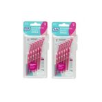 Tepe Angle Saplı Arayüz Fırçası 6 Lı Pembe 0,4 Mm | 2 Adet