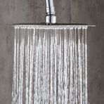 Tepe Duş Başlığı Kare Slim 304 Metal 20x20 Cm Ktd101