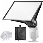 Tepe Kafa Flash Flaş Için 20X30CM Softbox Canon Nikon Sony Fujifilm Yongnuo Pixel Godox