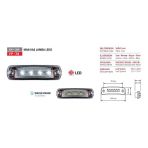 Tepe Lambası (Ledli) (Beyaz)12V-24V Man Mercedes 2517 2521 Axor Travego