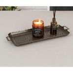 Tepsi Döküm Tepsi Kahve Çay Içecek Servis Dikdörtgen Tepsi 2 Kişilik 33X14CM - 0 - 99 ml
