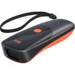 Tera 1300 Kablosuz 1d 2d Qr Barkod Okuyucu | Mini Taşınabilir 3in1 (Bluetooth, 2.4g, Usb) | Cep Tipi El Tarayıcı | Zaman Damgalı - Turuncu - Siyah