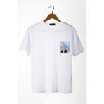 Terapi Men 22Y-3400762-33 Bisiklet Yaka Cepli Oversize Erkek T-shirt