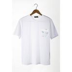 Terapi Men 22Y-3400762-44 Bisiklet Yaka Cepli Oversize Erkek T-shirt