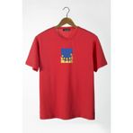 Terapi Men 22Y-3400762-66 Bisiklet Yaka Önü Ducks Baskılı Oversize Erkek T-Shirt