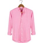 Terapi Men Erkek Ekoseli Hakim Yaka Uzun Kollu Gömlek Sg-U 21Y-4300597-1 - 2XL - Pembe