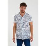 Terapi Men Erkek Kısa Kollu Pamuklu Desenli Slim Fit Apaş Yaka Gömlek 21Y-4300594-09 - XL - Gri