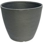 Teraplast Ring 57 Antrasit Plastik Saksı - - - --