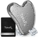 TeraRX Gelişmiş Lenfatik Drenaj, Azaltılmış Şişlik ve Rahatlamış Yüz Gerginliği için Terahertz Gua Sha -% 100 Otantik Terahertz Taşı Gua Sha Yüz Aletleri