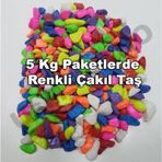 Teraryum Çakıl Taşı. Fanus Renkli Taş Dekoratif Renkli Taş