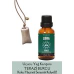 Terazi Burcu - Libra, Uçucu Yağ Karışımı, 10ml & Koku Hazneli Kolye02